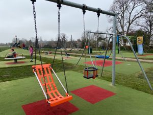 Playground swings